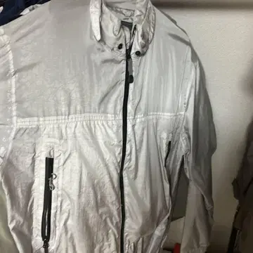 Eddie Bauer 에디 바우어 실버 나일론 자켓