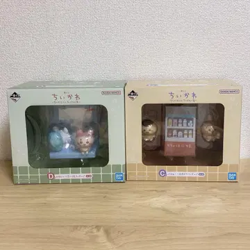 치이카와 제일복권 뭔가 포근 치이카와의 온천 C상 D상 세면대 피규어