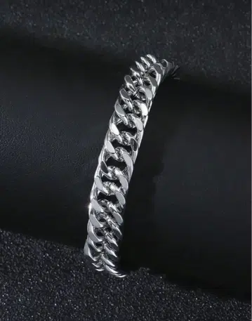 실버 체인 팔찌 20cm