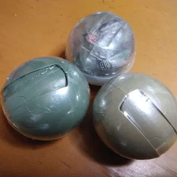 캡슐 토이 자쿠 헤드 3개 세트