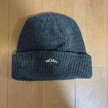 NOAH 다크 그레이 니트 모자