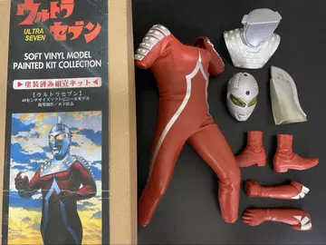 울트라 세븐 소프트 비닐 모델 키트 카이요도 정품 (하자 있음)