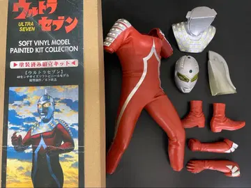 울트라 세븐 소프트 비닐 모델 키트 카이요도 정품 (하자 있음)