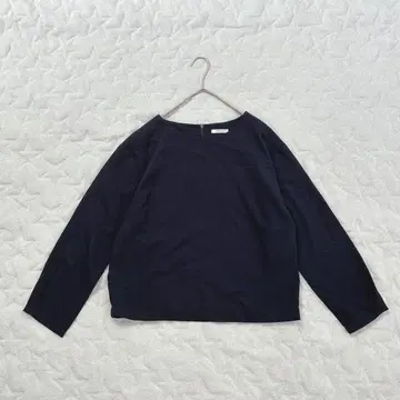 [CINEMA CLUB] 심플 블라우스 (L) / 네이비