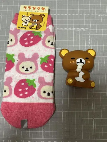 리락쿠마 프렌즈 소프트 비닐 양말