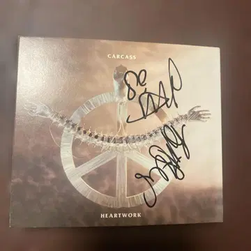 Carcass Heartwork 사인 포함 CD
