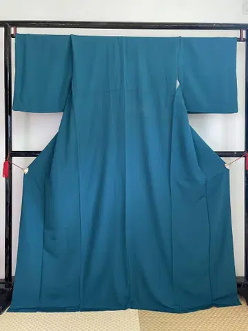 새상품급 청록색 이로무지 순수 실크
