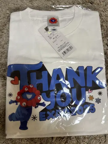 미야쿠미야쿠 T셔츠 160 thank you 간사이 만박 레어