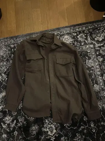 [ US NAVY 실물 ] 빈티지 울 밀리터리 셔츠 40s~50s