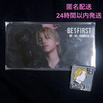 BE:FIRST 슈토 클리어 책갈피 핀 배지