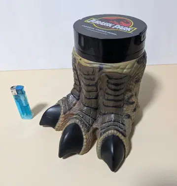 USJ 기념품 쥬라기 공원 공룡 발 쿠키 상자 케이스