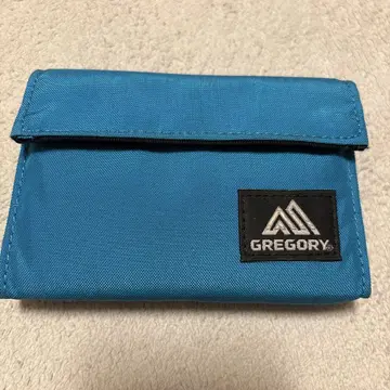 GREGORY 3단 폴더형 지갑 파랑