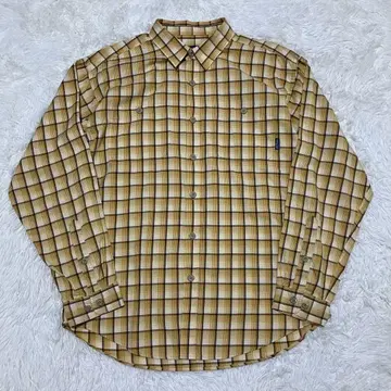 00s Patagonia 오가닉 코튼 긴팔 셔츠 오렌지 M