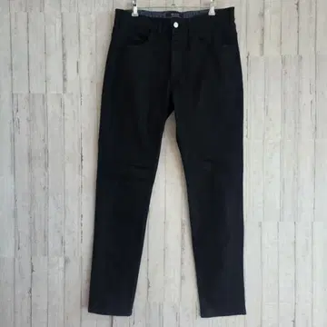 WHEIR URBAN RESEARCH 블랙 데님 청바지 33 슬림