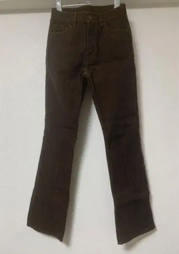 브라운 부츠컷 데님 46