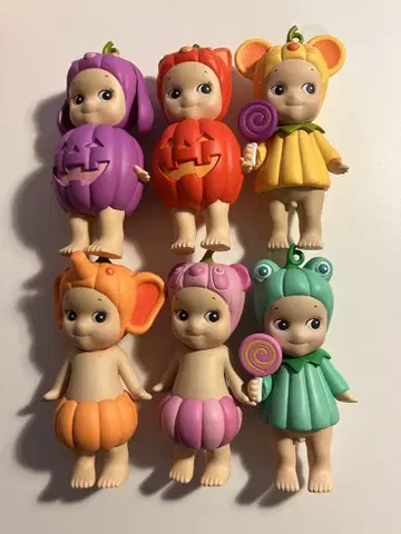 소니 엔젤 호박 패치 6개 컴플리트 미니 피규어