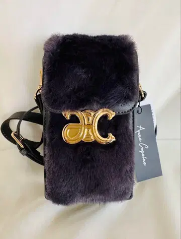 앙코키네 스마트폰 숄더백 네이비