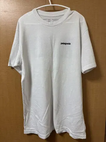 patagonia 화이트 T셔츠