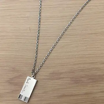 폴스미스 레어 목걸이 44cm 실버
