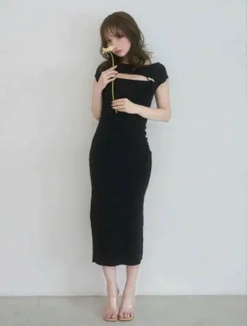 ANDMARY Bebe ribbon knit dress