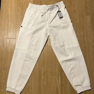 Armani Exchange 화이트 조거 팬츠 33