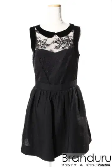JILLSTUART 블랙 레이스 드레스
