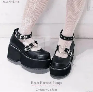 유메텐보 DEARMYLOVE 하트 하네스 펌프스 통굽