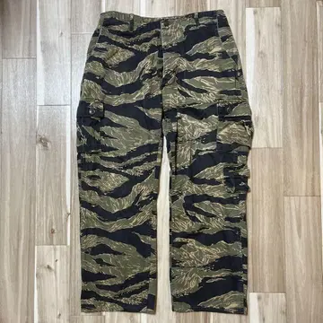 BUZZRICKSON'S 타이거 스트라이프 카고 팬츠 L 34인치 상당