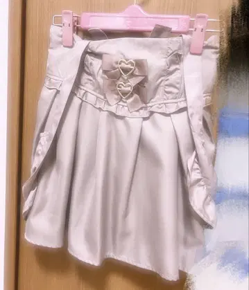 양산형 지뢰계 핑크 스커트