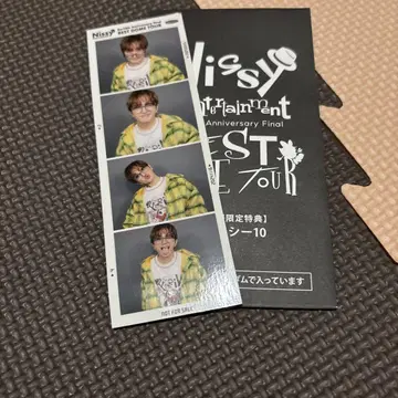 Nissy 10주년 기념 폴라로이드 4컷