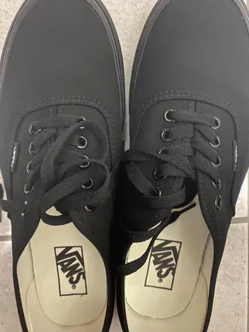 VANS 오센틱 Black/Black 28cm