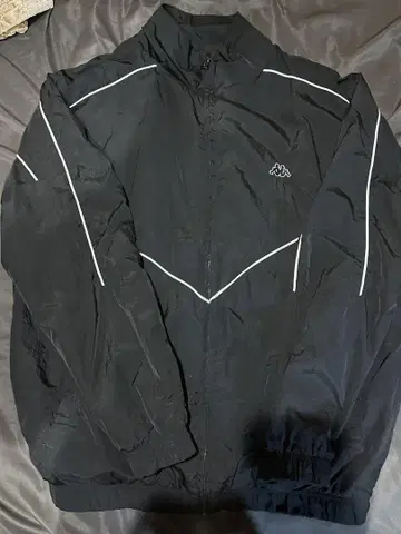 Kappa 블랙 나일론 자켓