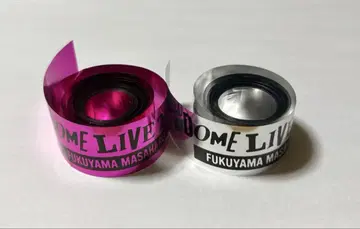 후쿠야마 마사히로 DOME LIVE 핑크 은색 풀 사이즈 테이프