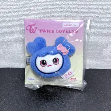 TWICE LOVELYS 봉제 인형 헤어핀 쯔위 GiGO 한정판