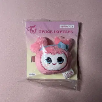 TWICE LOVERYS 봉제 인형 헤어핀 모모 모블리 MOVELY