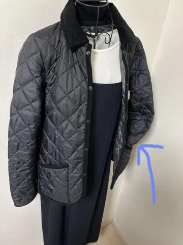 [ 거의 미사용 ] 라벤햄 퀼팅 자켓 여성용 영국제 정품