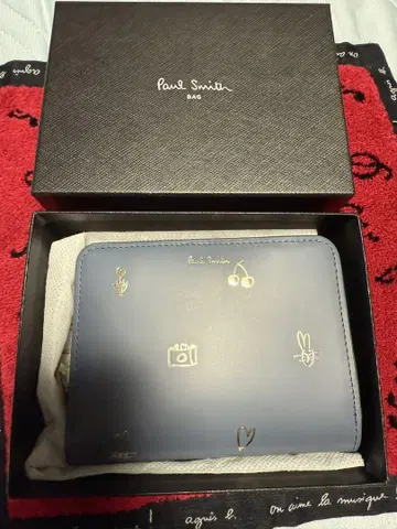 Paul Smith 3단 폴더형 지갑 파랑