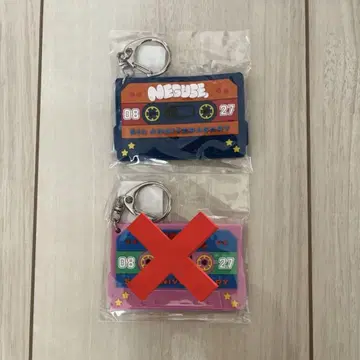 . 카세트 테이프 러버 키링