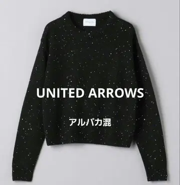 유나이티드 애로우즈 UNITED ARROWS 크루넥 니트 알파카 혼방