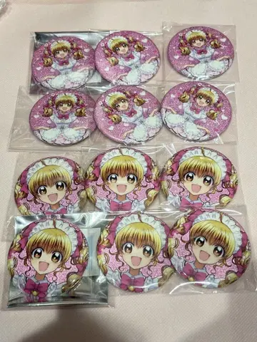 피치피치 피치 타워 레코드 글리터 캔뱃지 메이드 루치아