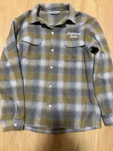 STANDARD CALIFORNIA 울 체크 셔츠 XL