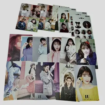 IU 엽서 & 스티커 세트 17종