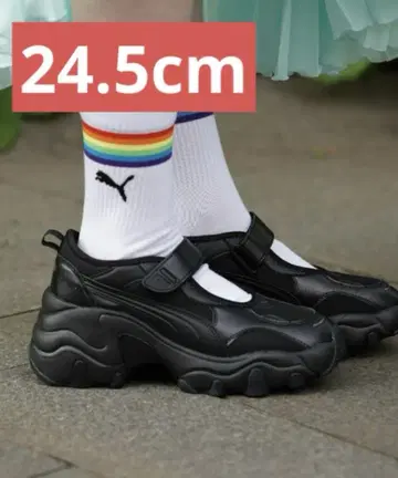푸마 우먼 파르사 웨지 샌들 24.5cm
