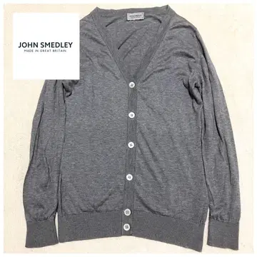 존스메들리 JOHN SMEDLEY V넥 가디건 그레이