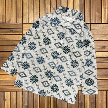 90s USA제 alias 빈티지 올 패턴 보아 셔츠 자켓