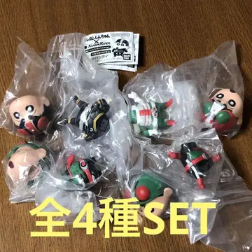 짱구는 못말려 x KAMENRIDER 콜라보레이션 피규어 전 4종