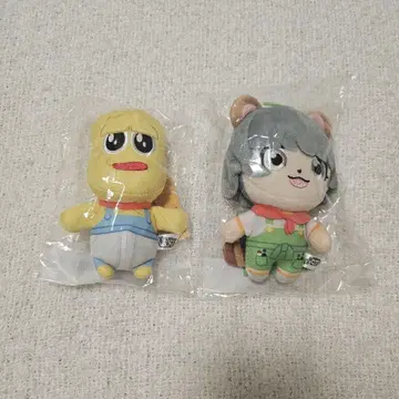 퐁포코 & 피넛 군 포코피 봉제 인형 키링 2체 세트 (미개봉품)