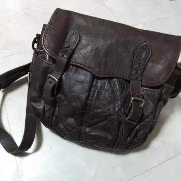 랄프 로렌 숄더백 메신저 백 올 가죽 레트로