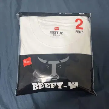Hanes BEEFY-T 2장 세트 S 사이즈