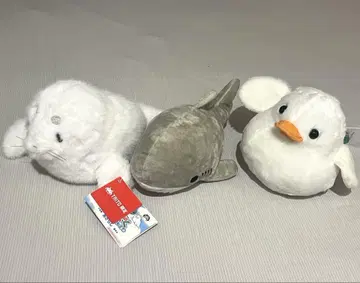 [다이토 한정판] 기믹 포함 봉제 인형 묶음 판매 물개 상어 오리